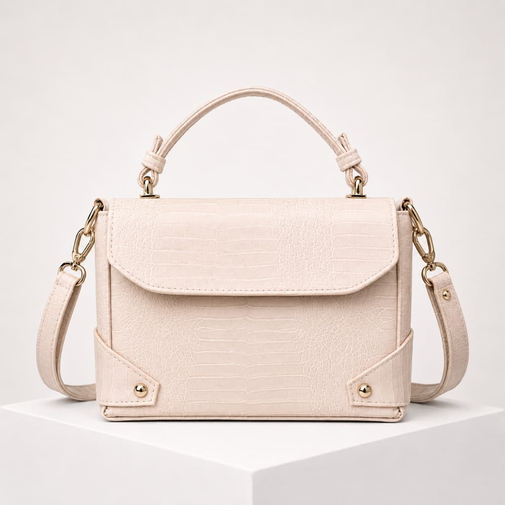 Luxelle Croco Satchel
