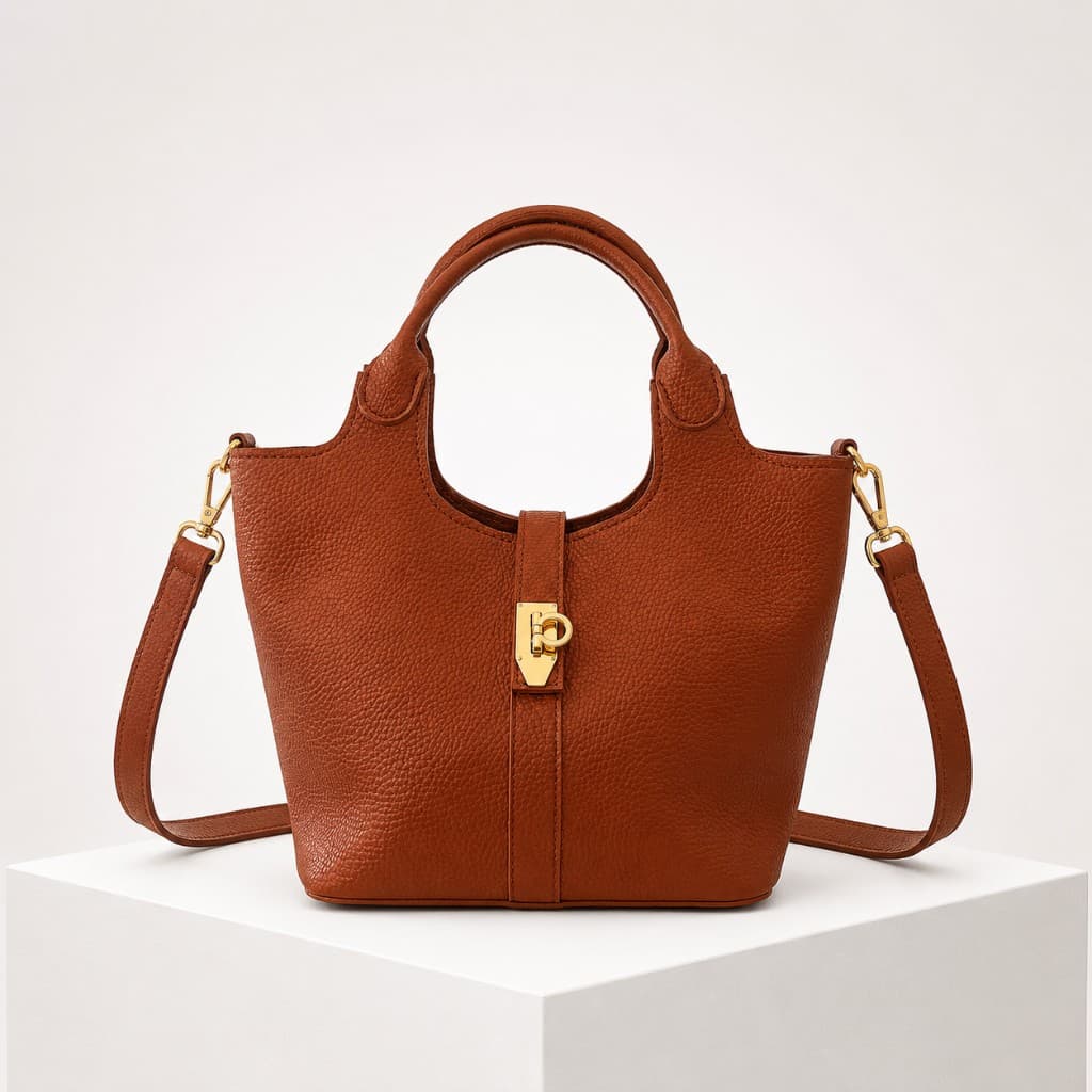 Sienna Pebbled Satchel